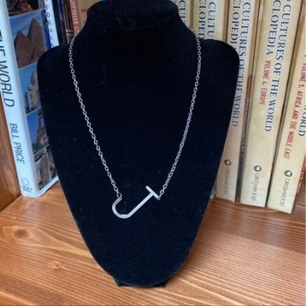 NEW ~ INITIAL NECKLACE J